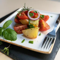 Vegetarischer Kartoffelsalat